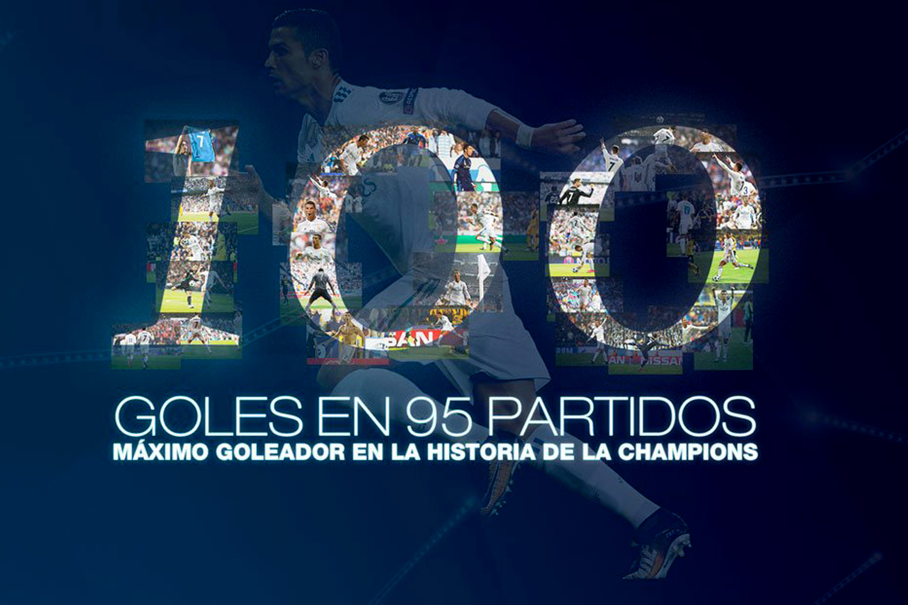 Cristiano anotó el gol 101 con el Madrid en la Champions 