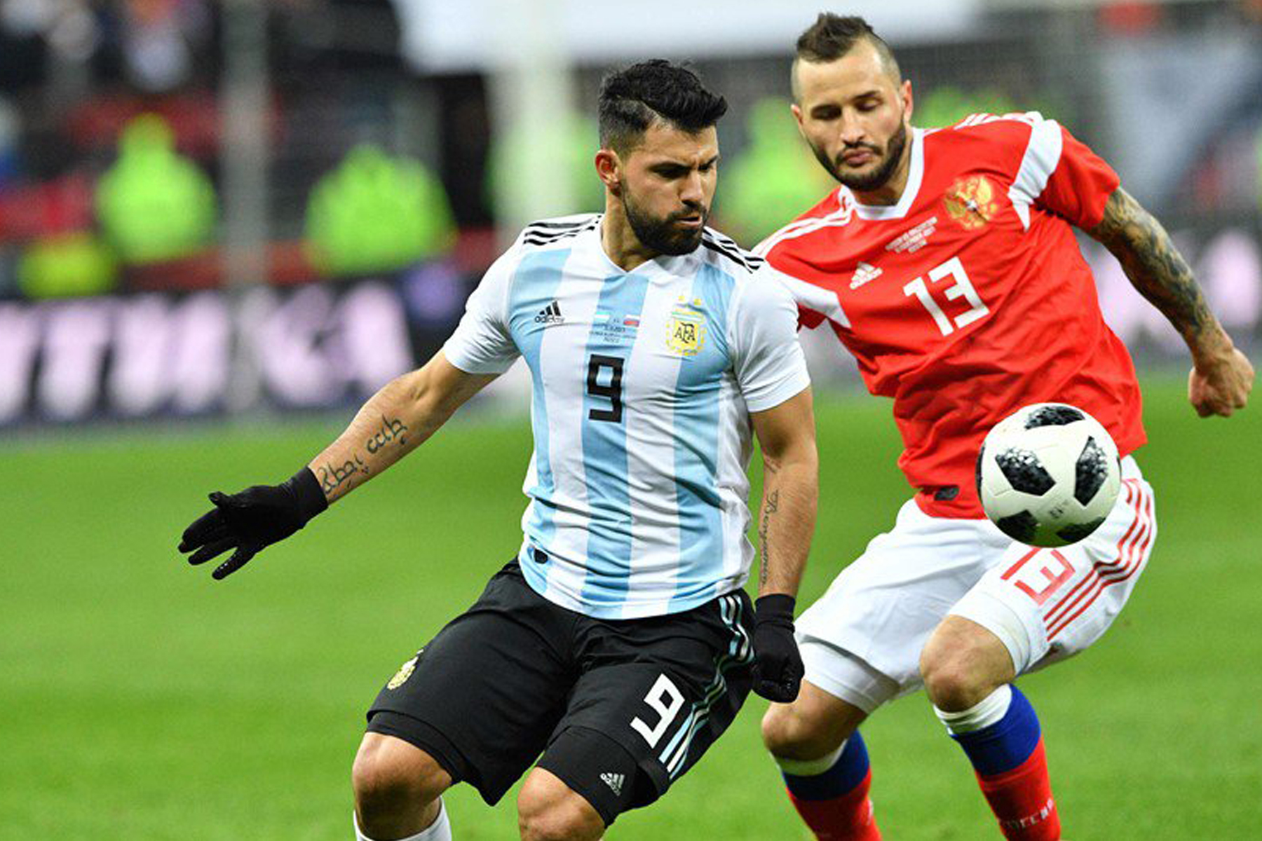Argentina vence a Rusia en amistoso
