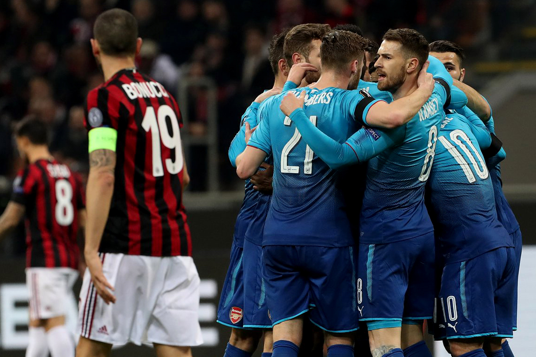 Europa League: Arsenal vence 2-0 al Milán 
