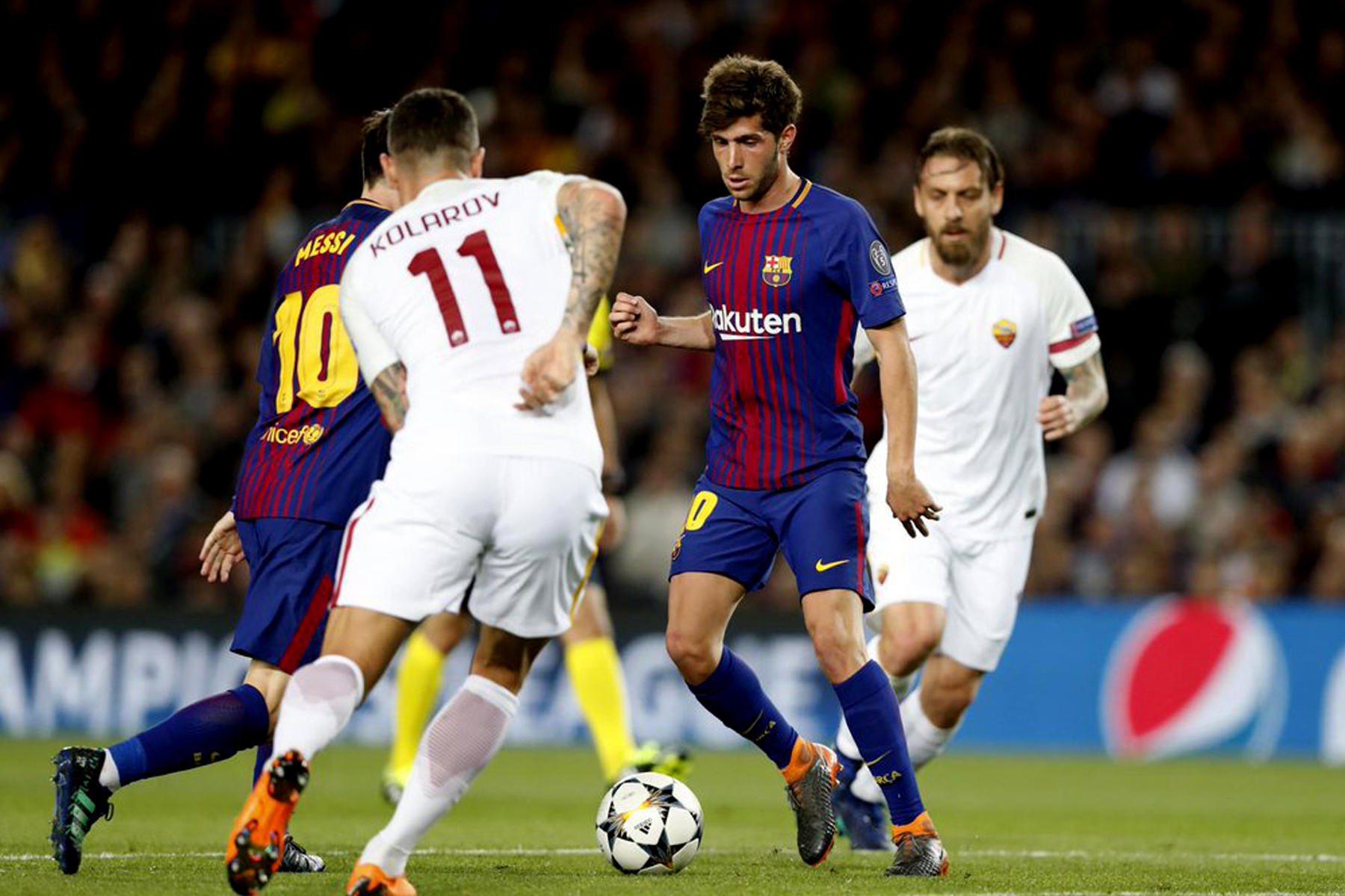 4-1: Barcelona hace pedazos a La Roma