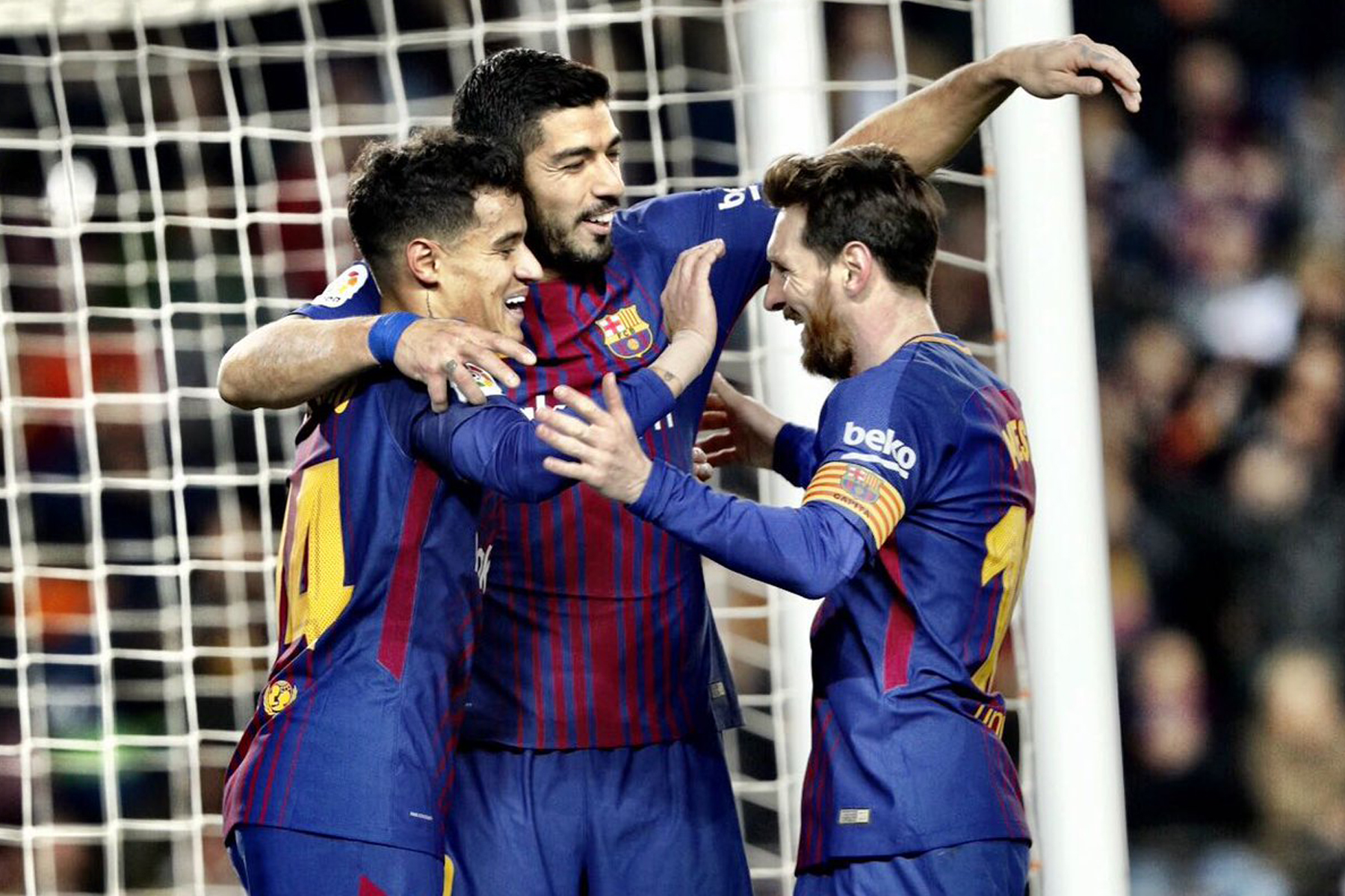 Barcelona golea 6-1 al Girona 