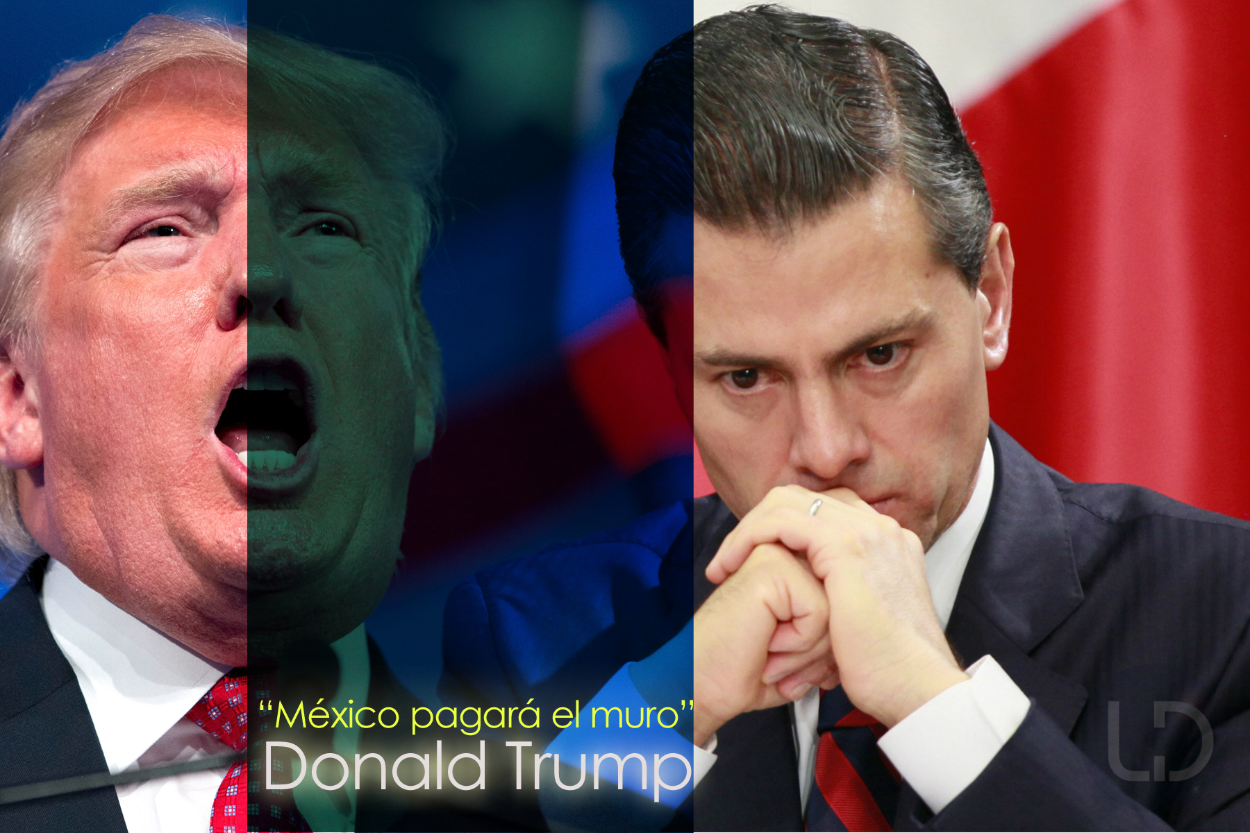 Donald Trump insiste en que México pagará el muro fronterizo 