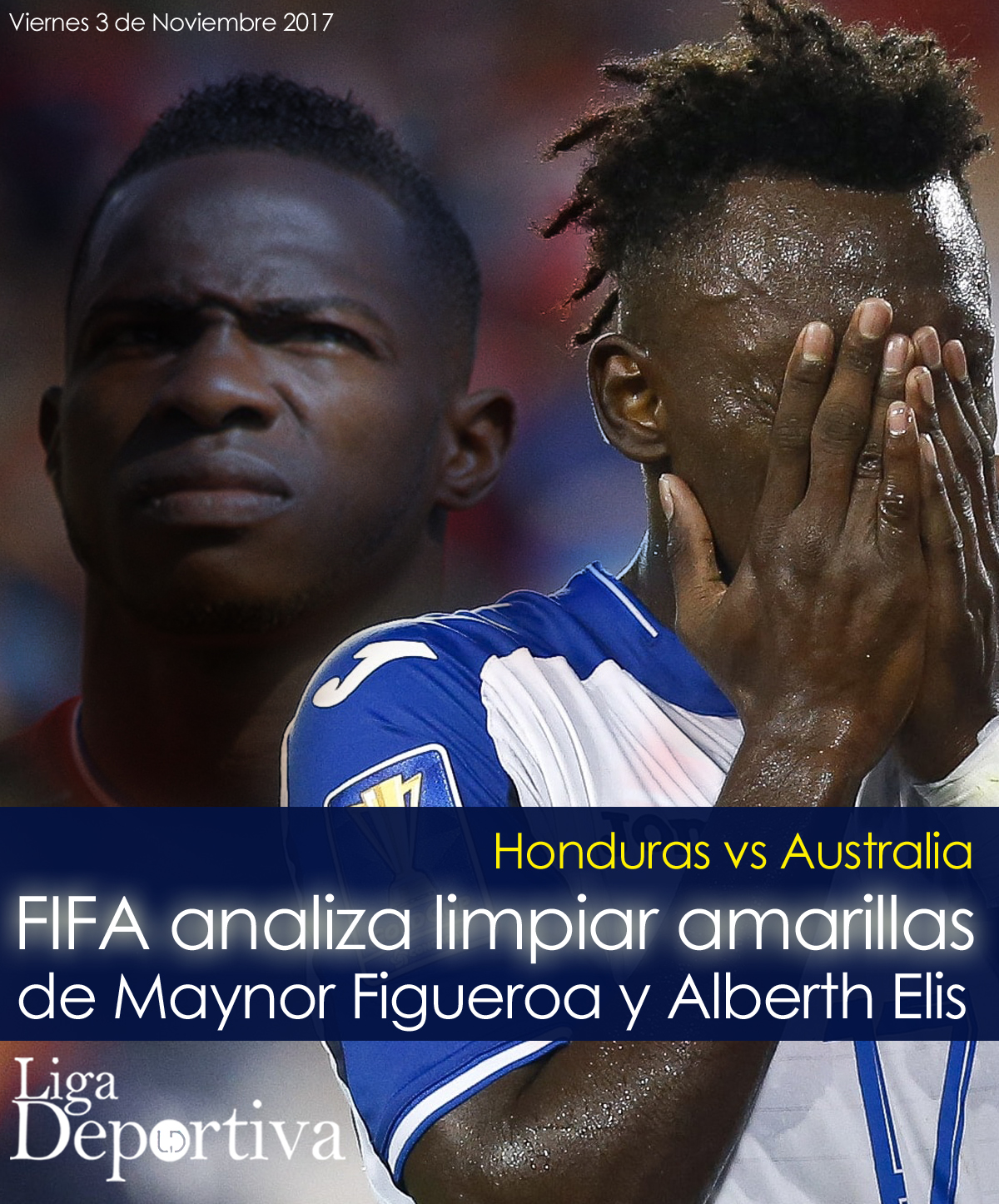 FIFA analiza limpiar amarillas de Maynor Figueroa y Alberth Elis tras petición de Honduras 