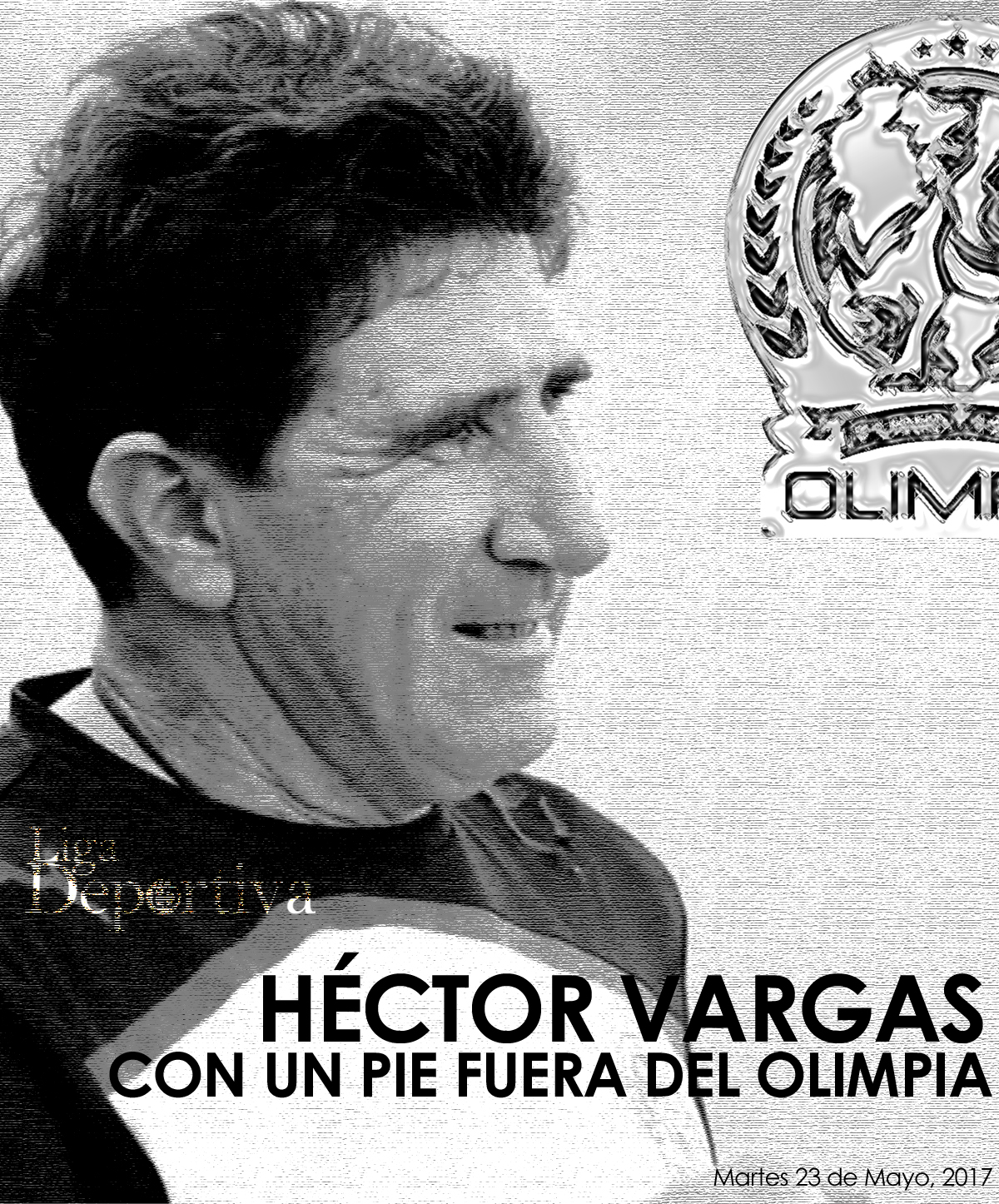 Héctor Vargas, con un pie fuera del Olimpia 
