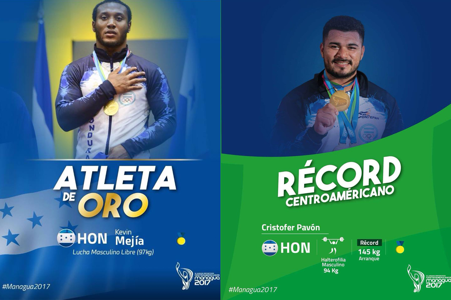 Hondureños ganan medallas en XI Juegos Centroamericanos