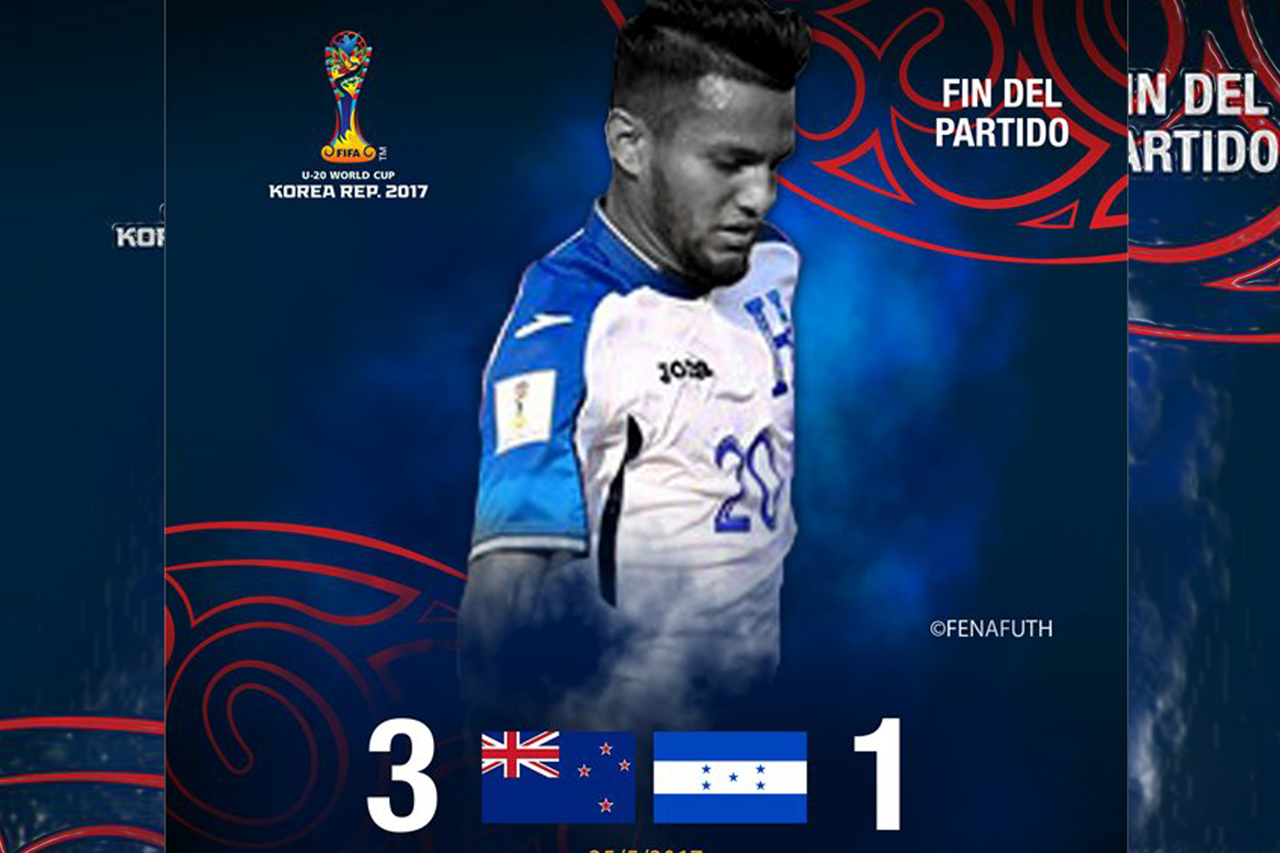 Honduras virtualmente eliminado de Mundial Sub 20