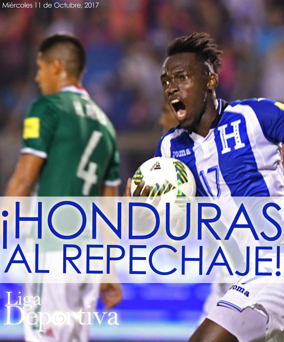 ¡Honduras al repechaje! 