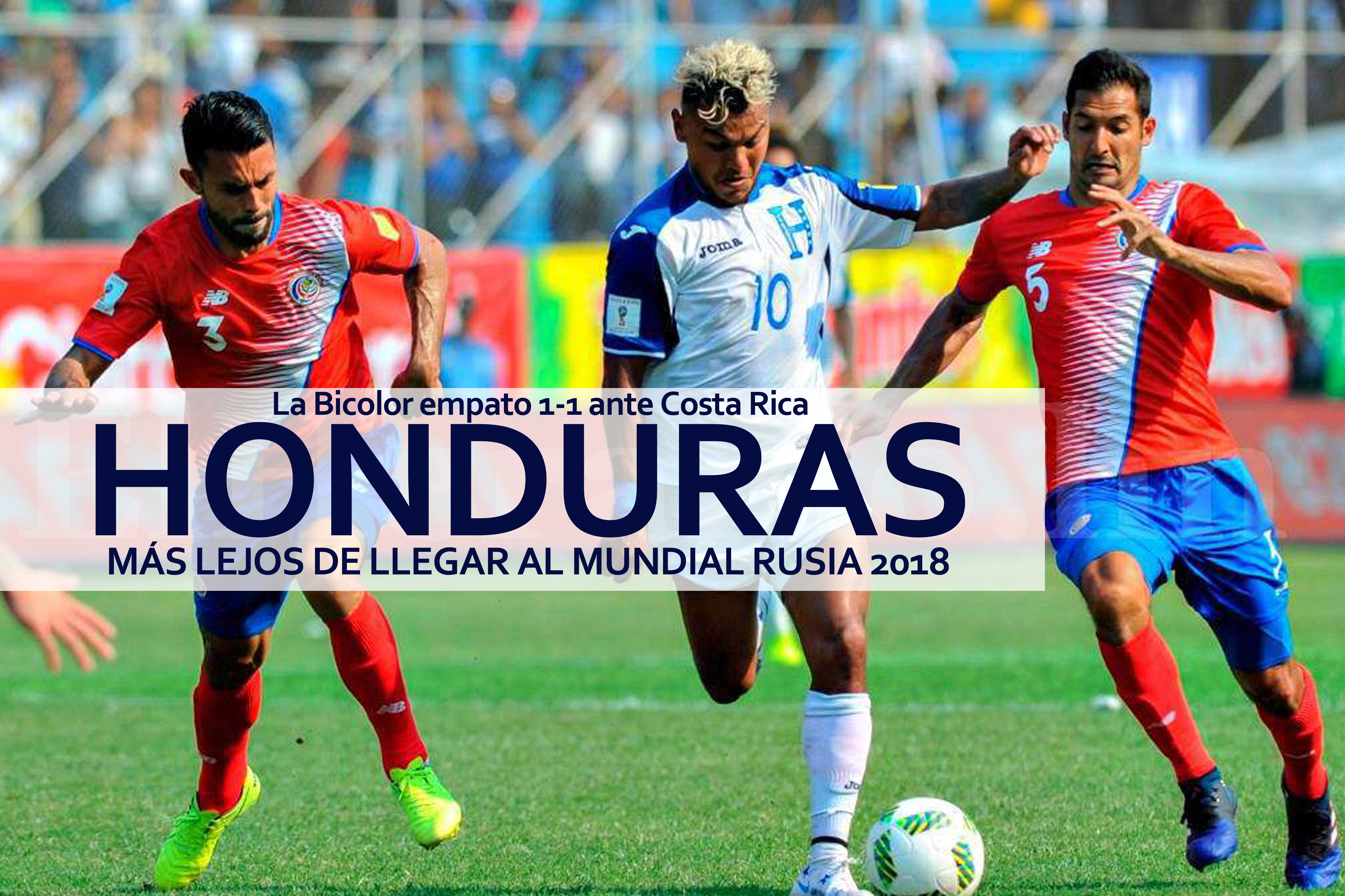 Honduras, más lejos de llegar a Rusia 2018