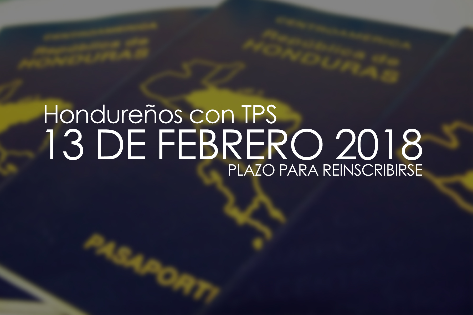 Llaman a hondureños a reinscribirse al TPS 