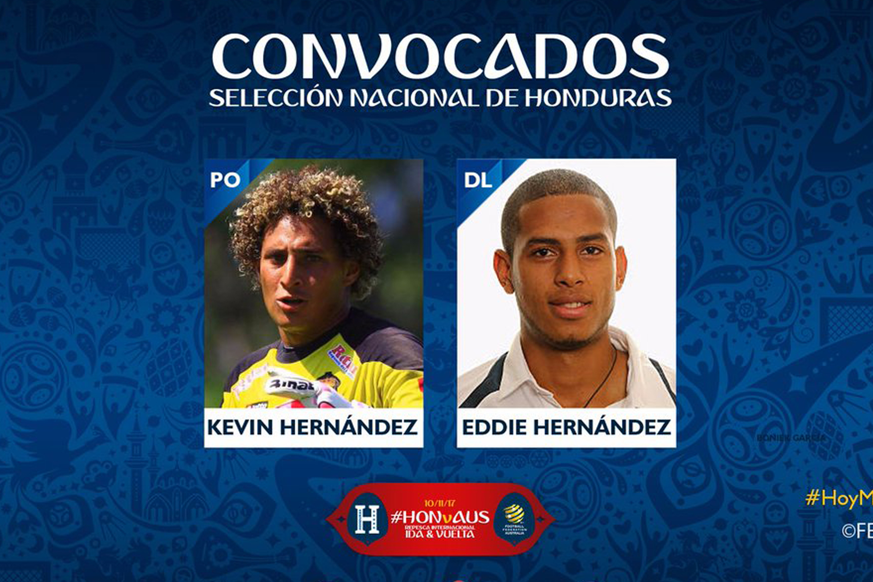 Eddie y Kevin Hernández convocados de emergencia a la Selección de Honduras 