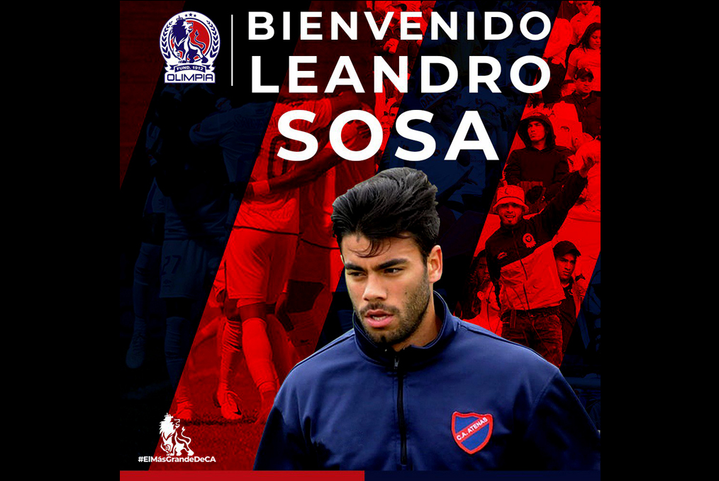 Olimpia ficha al futbolista uruguayo Leandro Sosa 