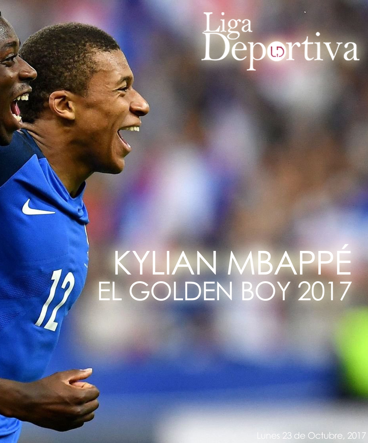 Kylian Mbappé elegido el Golden Boy 2017 