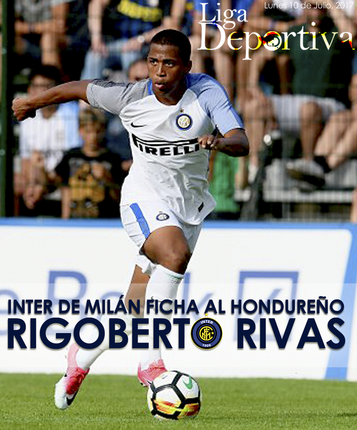 Inter de Milán ficha por cinco años al hondureño Rigoberto Rivas 