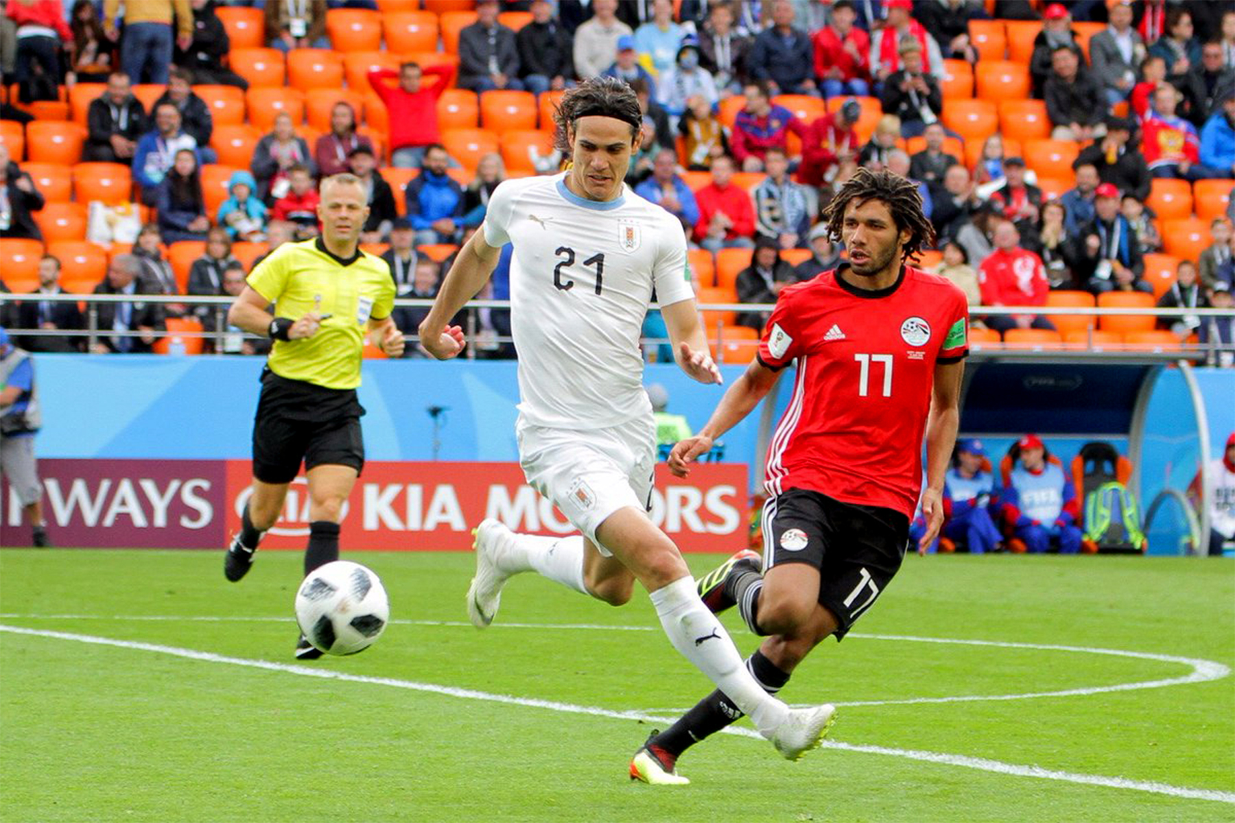 Uruguay vence 1-0 a Egipto 