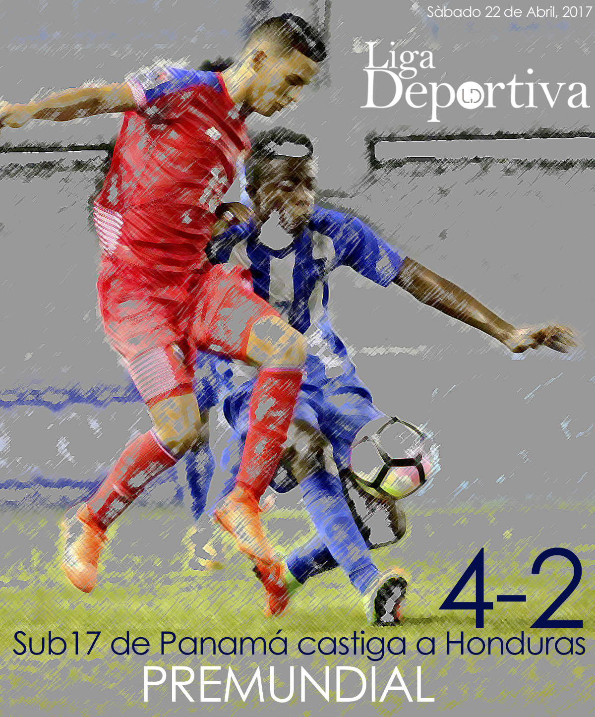 PreMundial: Sub 17 de Panamá derrota a Honduras 