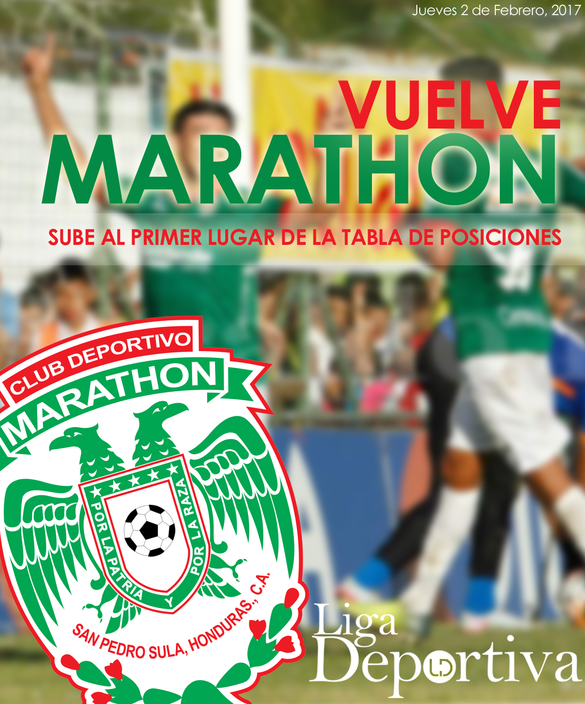 Marathón se coloca en el primer lugar del Torneo Clausura 2017